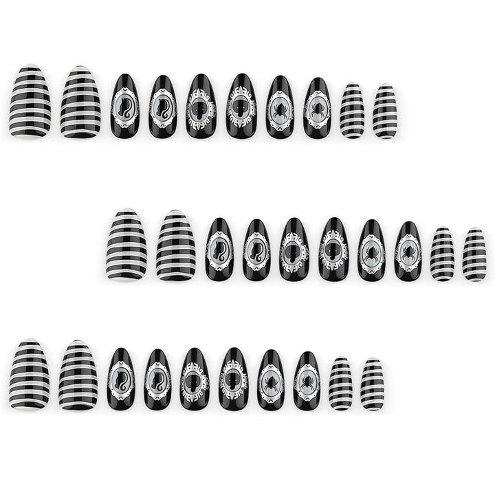 Artificial Nails in Creative Halloween Design Bowlift