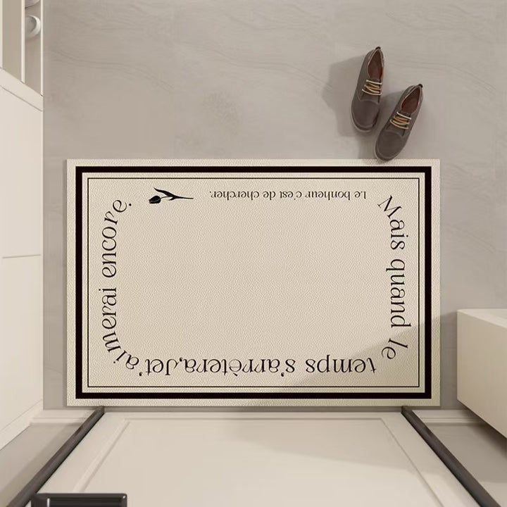 Artistic Floral Area Mat