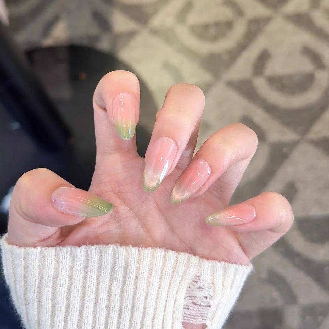 Artistic Press-On Nail Set with Cute Bow and Heart Designs Bowlift