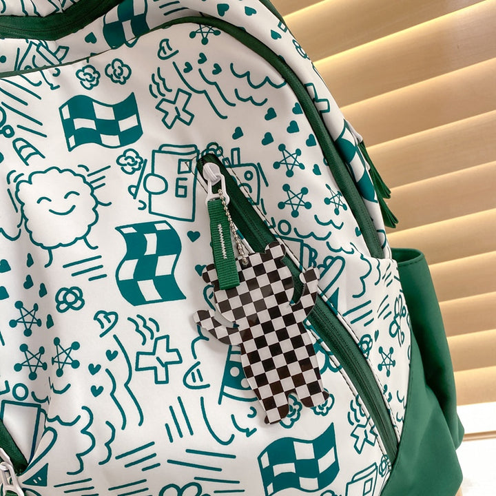 Fun Printed Graphic School Backpack Bowlift