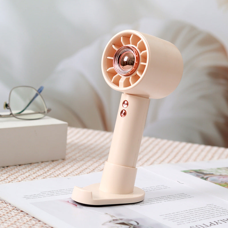 Ladies Portable Hand Fan with Powerful Battery Technology Bowlift