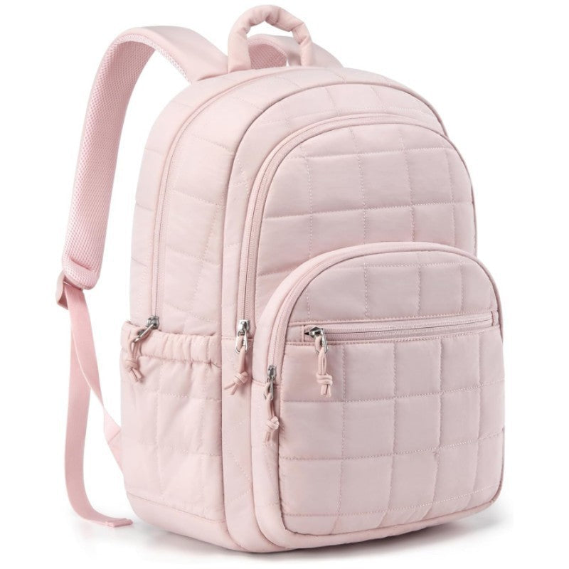 Fashionable backpack with padded interior and multiple compartments Bowlift