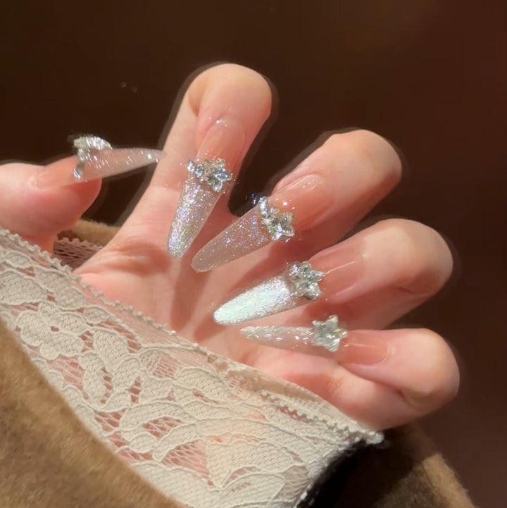 Glamorous Acrylic Nail Set Bowlift