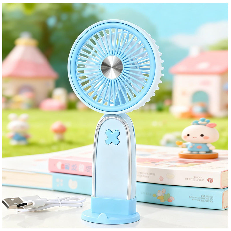 Ladies Portable Mini Fan with Ergonomic Design Bowlift