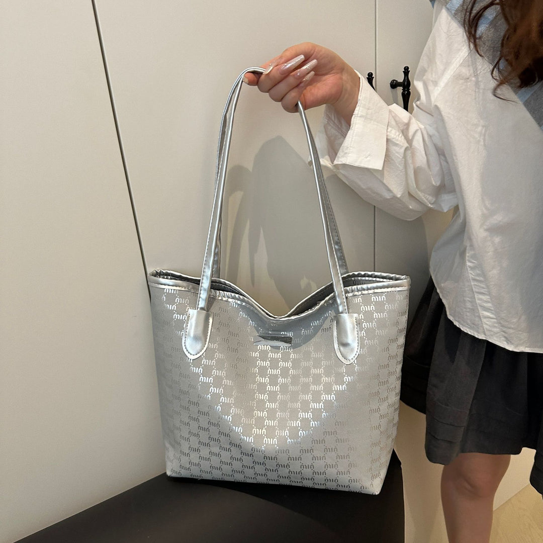 Elegant Textured Tote Bag Bowlift