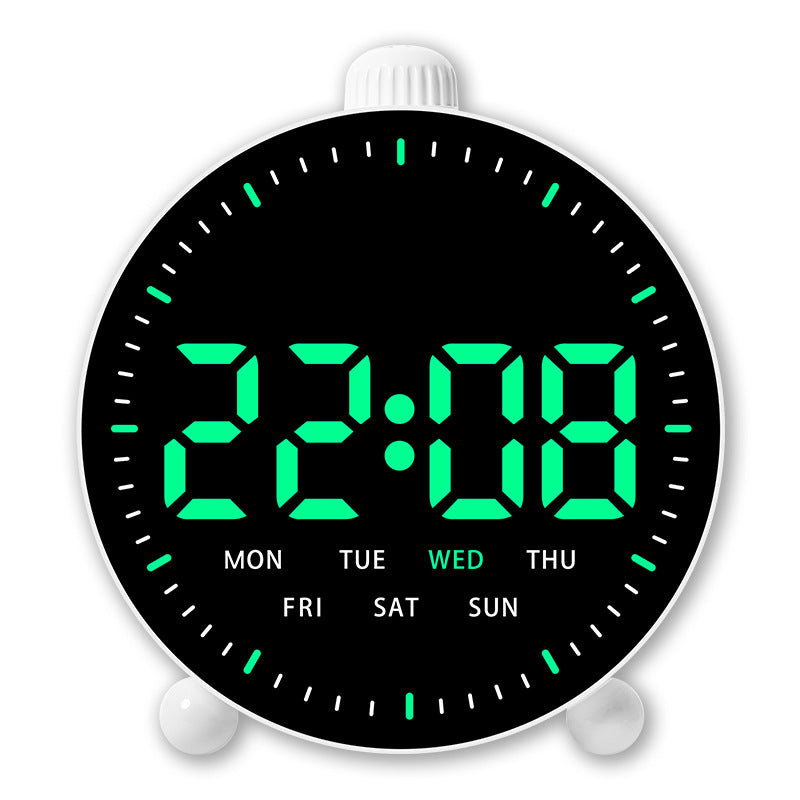 Digital Alarm Clock with LED Display Bowlift