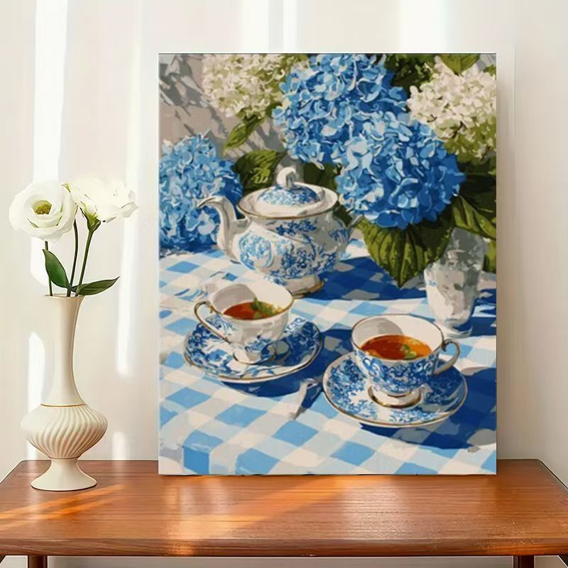 Floral Tea Time Wall Art Bowlift