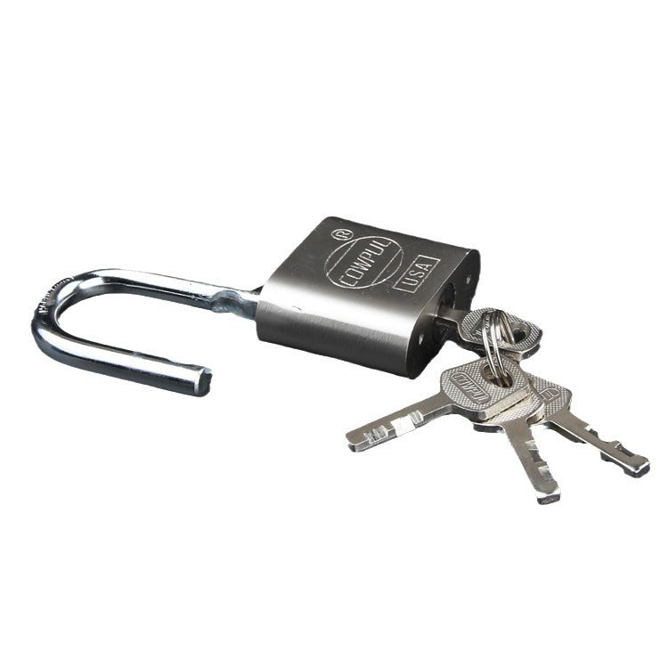 Heavy-Duty Chrome-Plated Hardened-Shackle Padlock Set Bowlift
