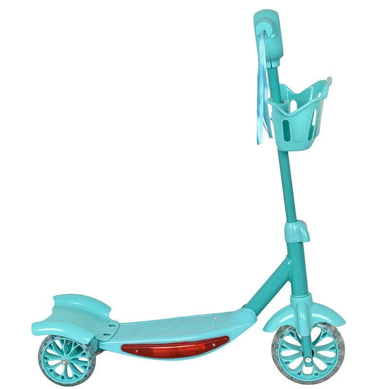 Compact Multi-Feature Kick Scooter Bowlift