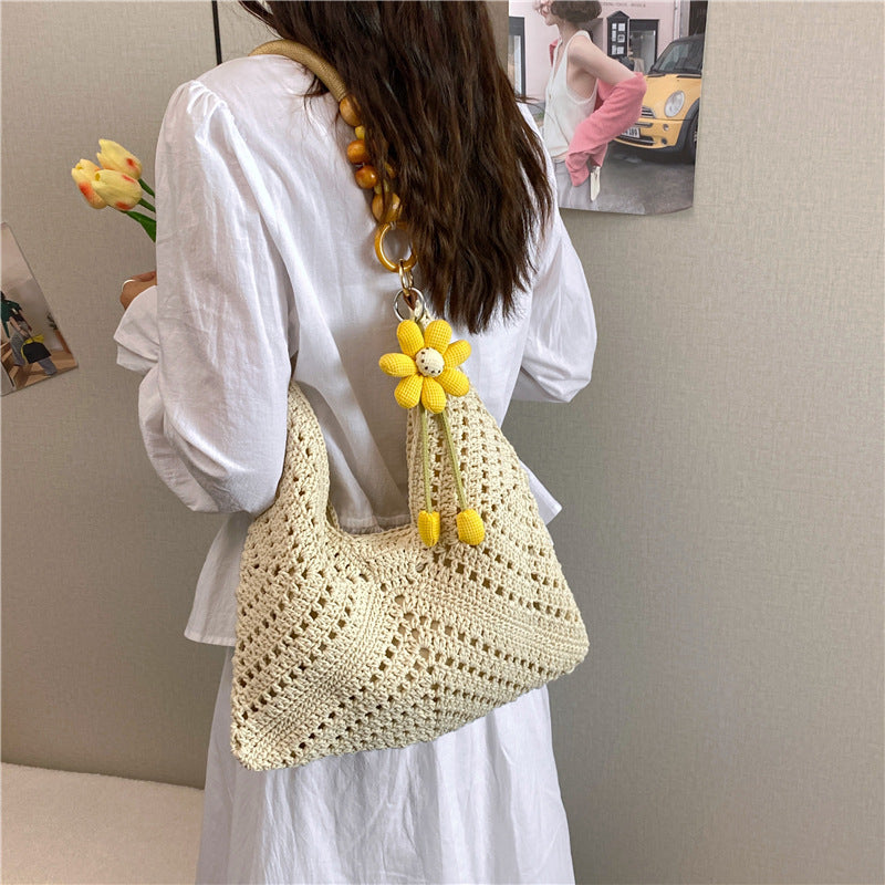 Crochet Decorative Tote Bag Bowlift