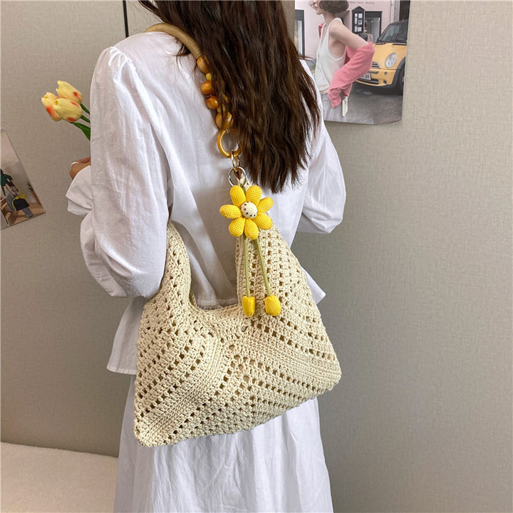 Crochet Decorative Tote Bag Bowlift