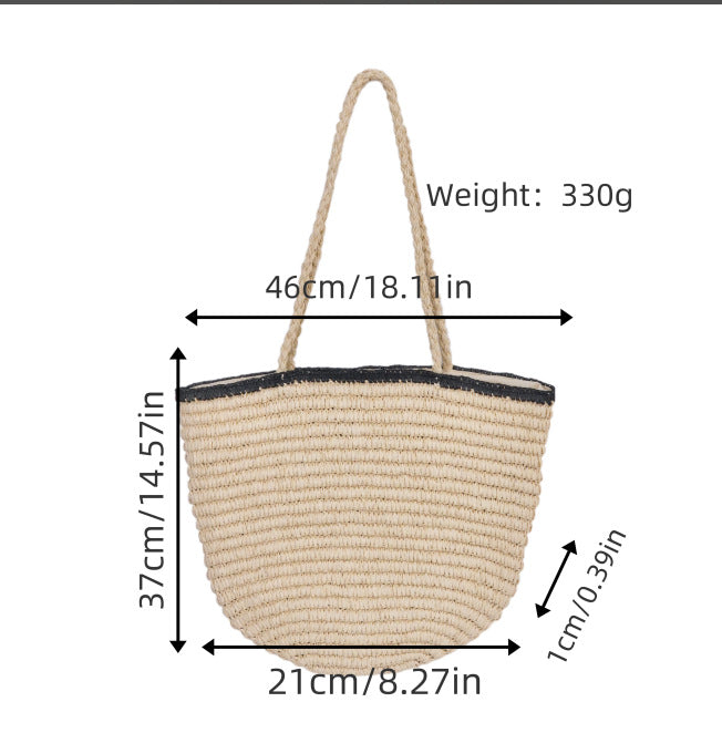Beach and shopping bag with robust fabric Bowlift