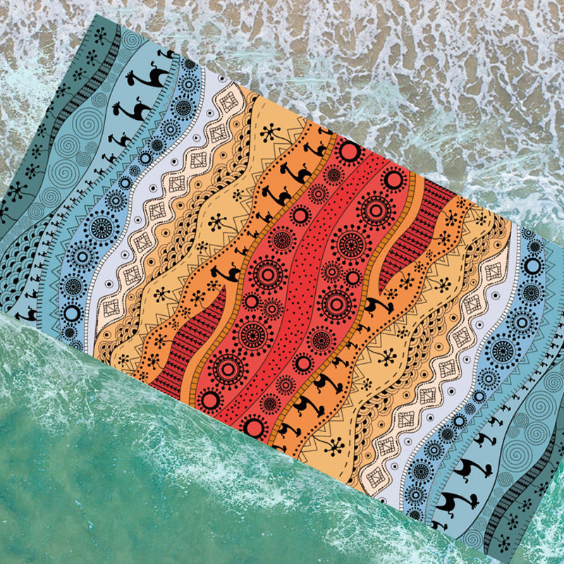 Beach towel with unique graphic pattern Bowlift
