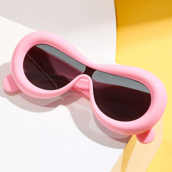 Women's fashionable oversized sunglasses in extravagant design Bowlift