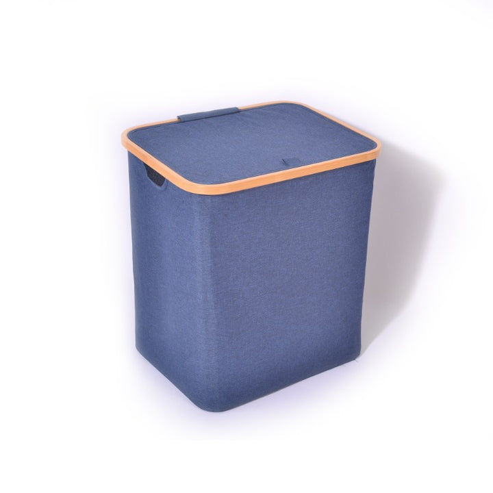 Storage basket with wooden frame Bowlift