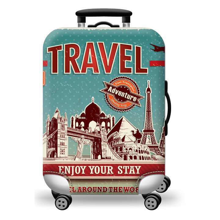 Geometric Travel Hard Shell Suitcase Bowlift