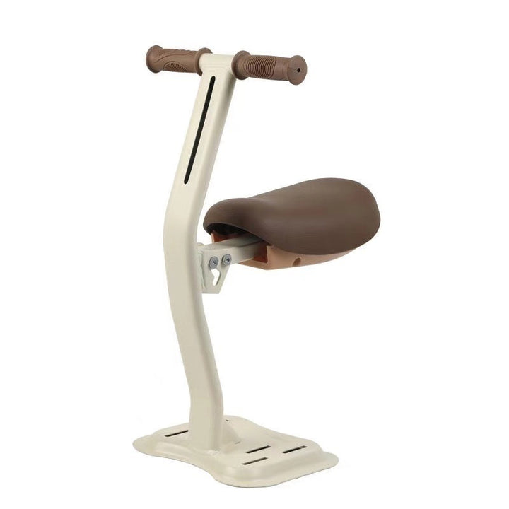 foldable scooter safety seat with padded circular guardrail Bowlift