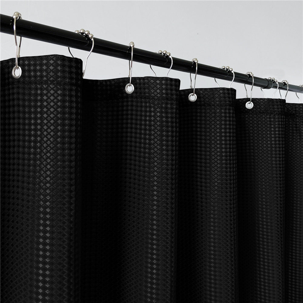 Thermal Insulated Shower Curtain Bowlift