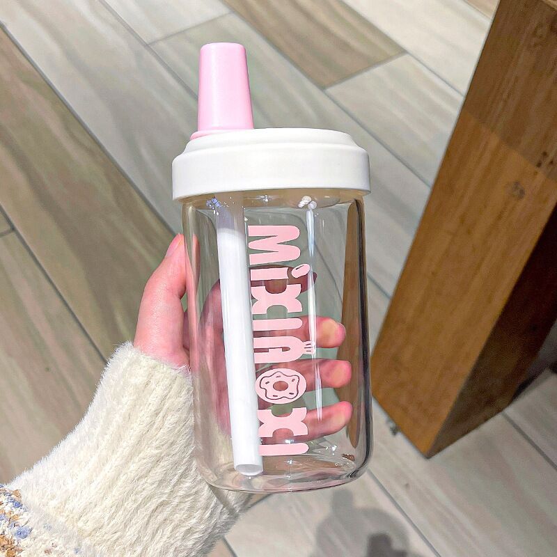Women sustainable drinking cups with silicone lid Bowlift