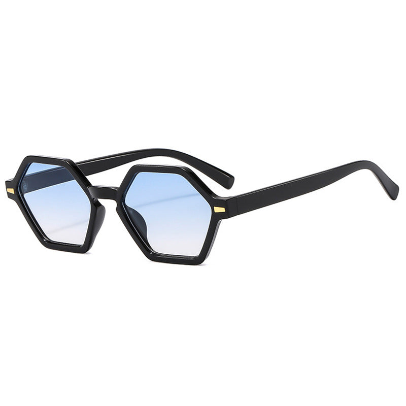 Women's hexagonal sunglasses with fashionable design and UV protection Bowlift