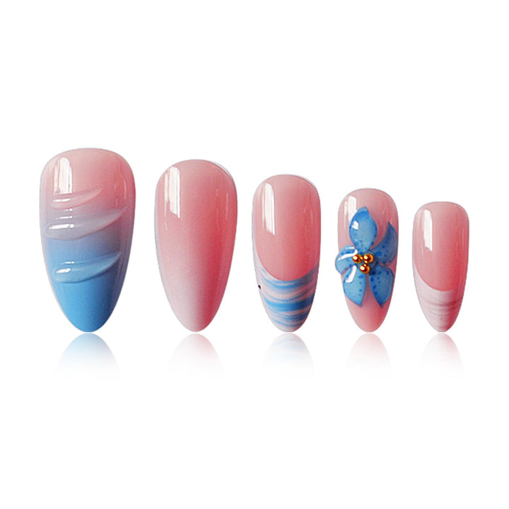 3D Floral and Ocean-Themed Nail Art Extensions Bowlift