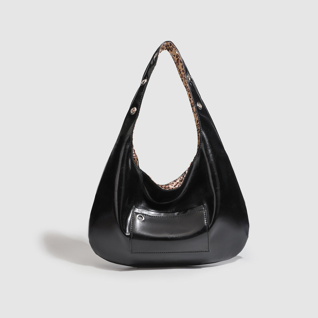 Leather Hobo Bag Bowlift