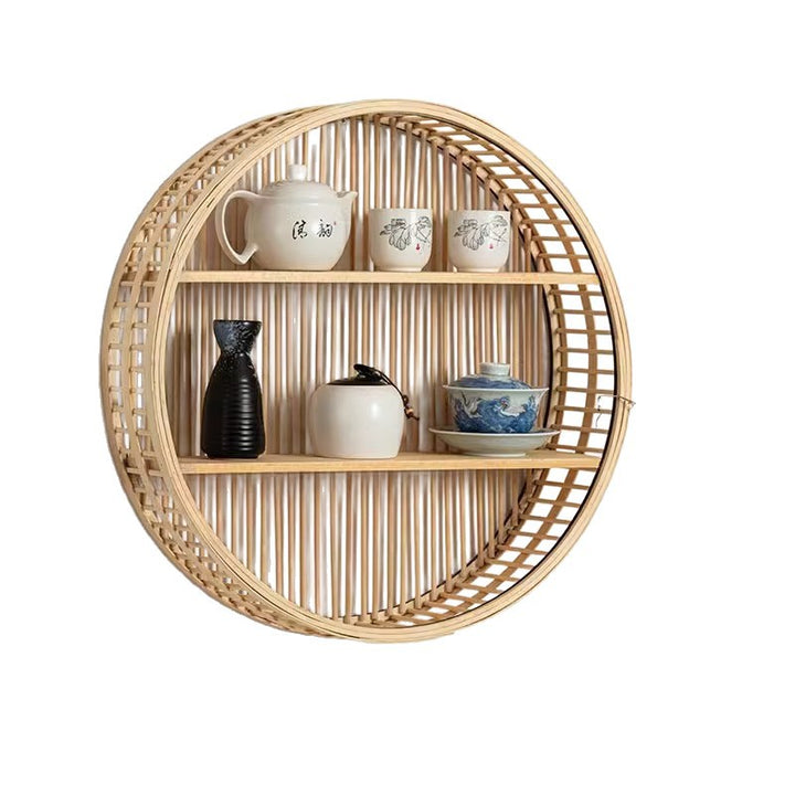 Handwoven storage basket for bathroom utensils Bowlift