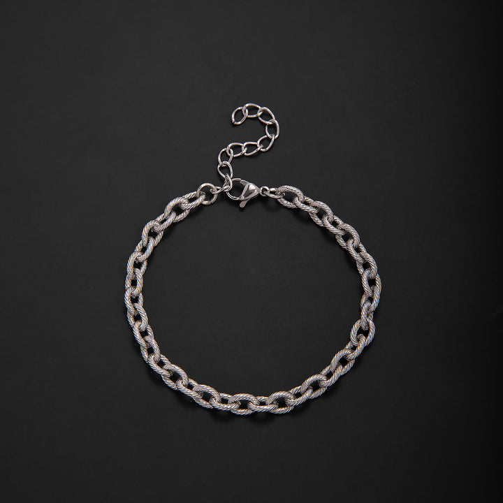 Interlaced Metal Link Bracelet Bowlift