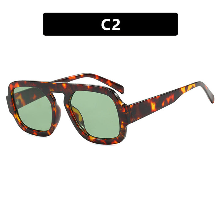Women's modern oversized sunglasses in angular design Bowlift