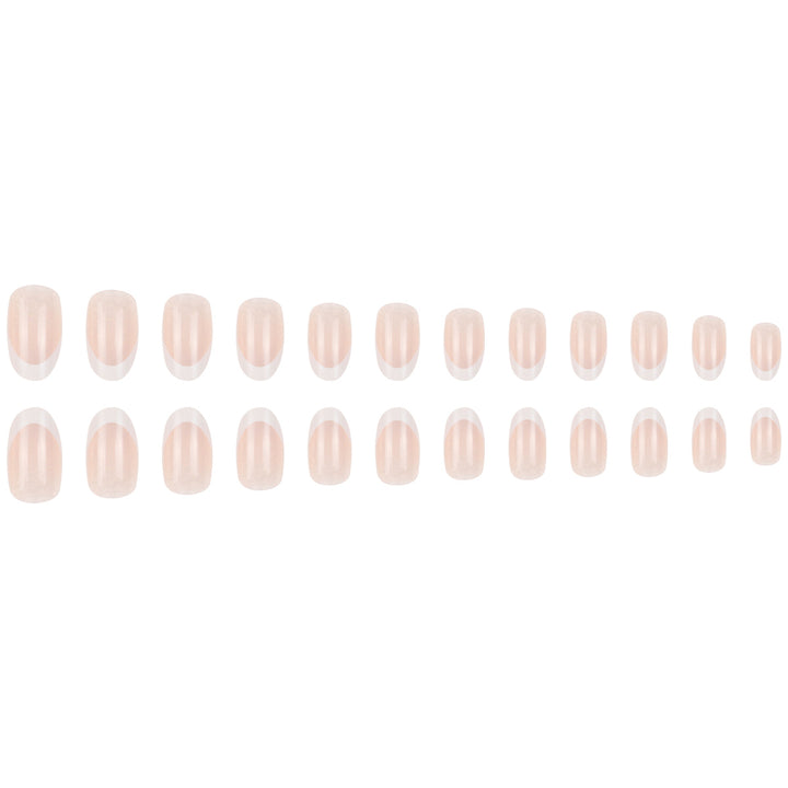 French Tip Press-On Nails Bowlift