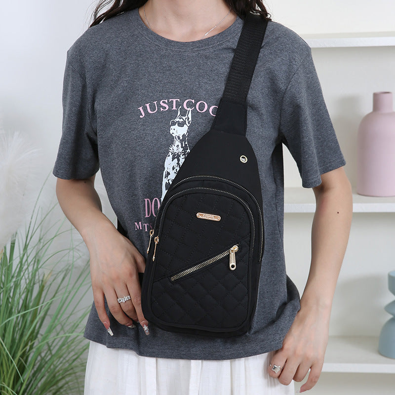 Quilted Sling Backpack Bowlift