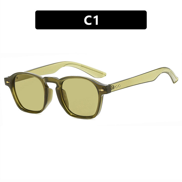 Ladies fashionable rectangular glasses with transparent frame Bowlift