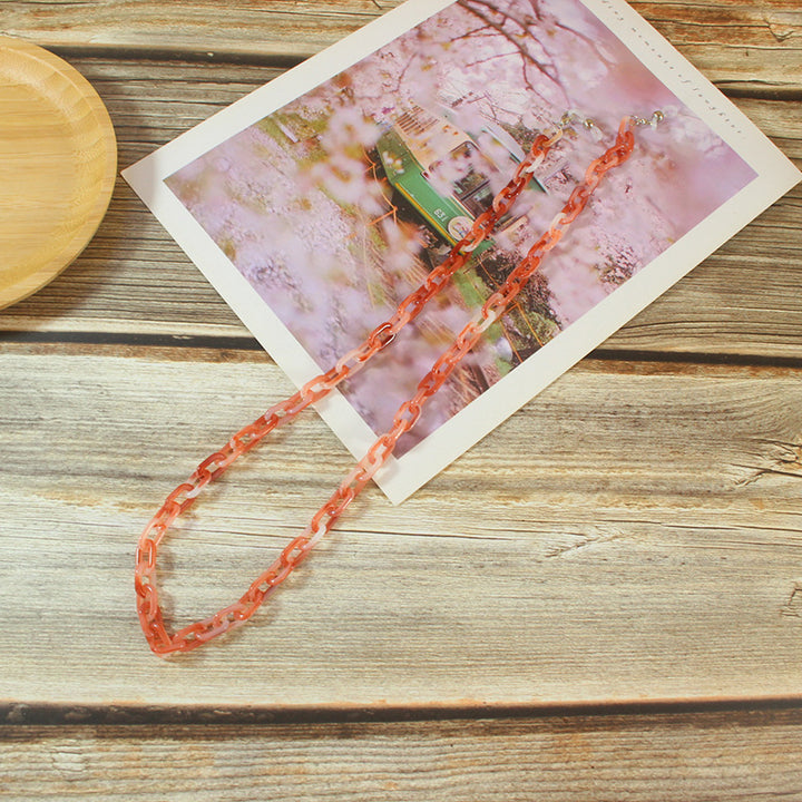 Fashionable Glasses Holder Chain Made of Acrylic Bowlift