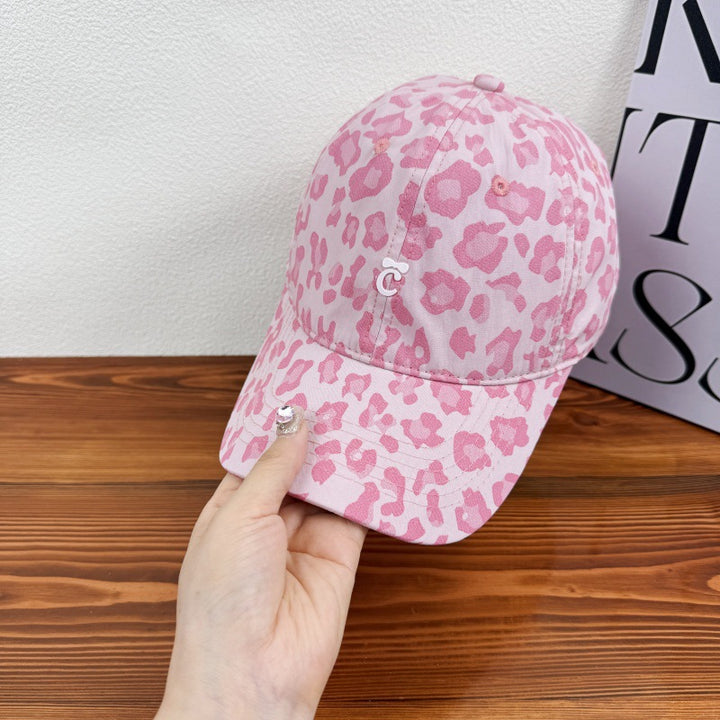 Women's Stylish Leopard Print Baseball Cap Bowlift