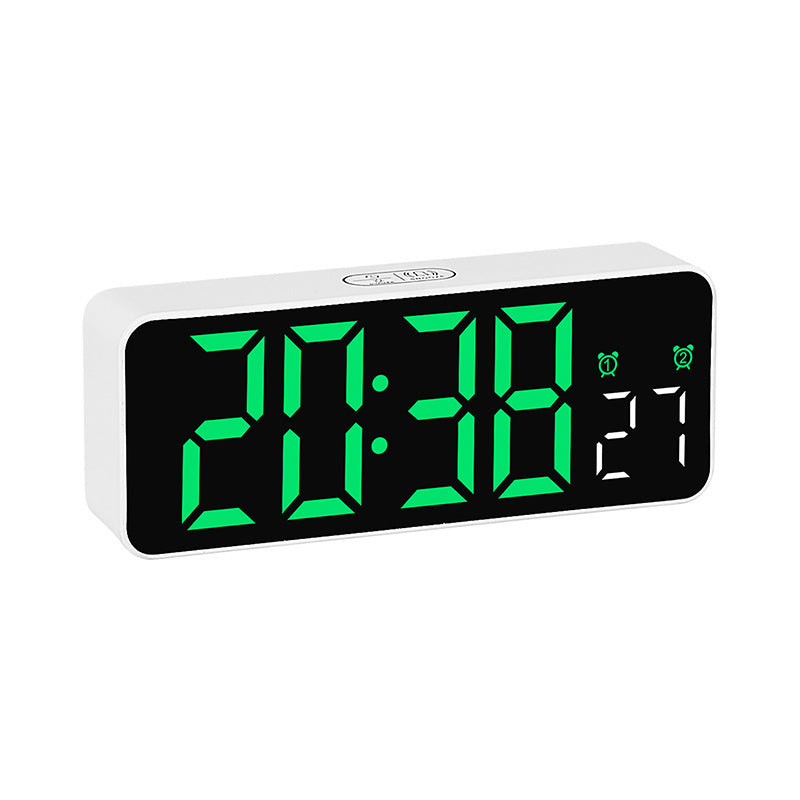 Digital Alarm Clock with Large LED Display and Dual Alarm Function Bowlift