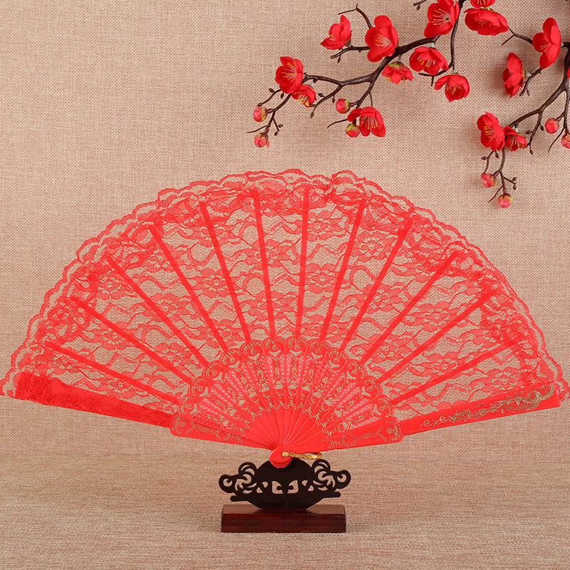 Ladies lace hand fan Bowlift
