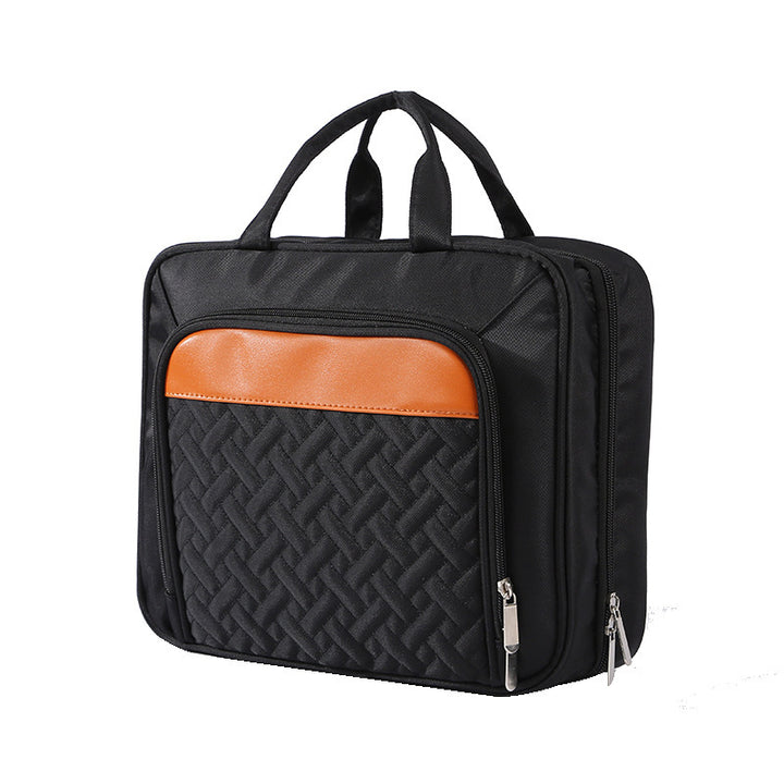 Cosmetic Organizer Bag with Intelligent Interior Layout Bowlift