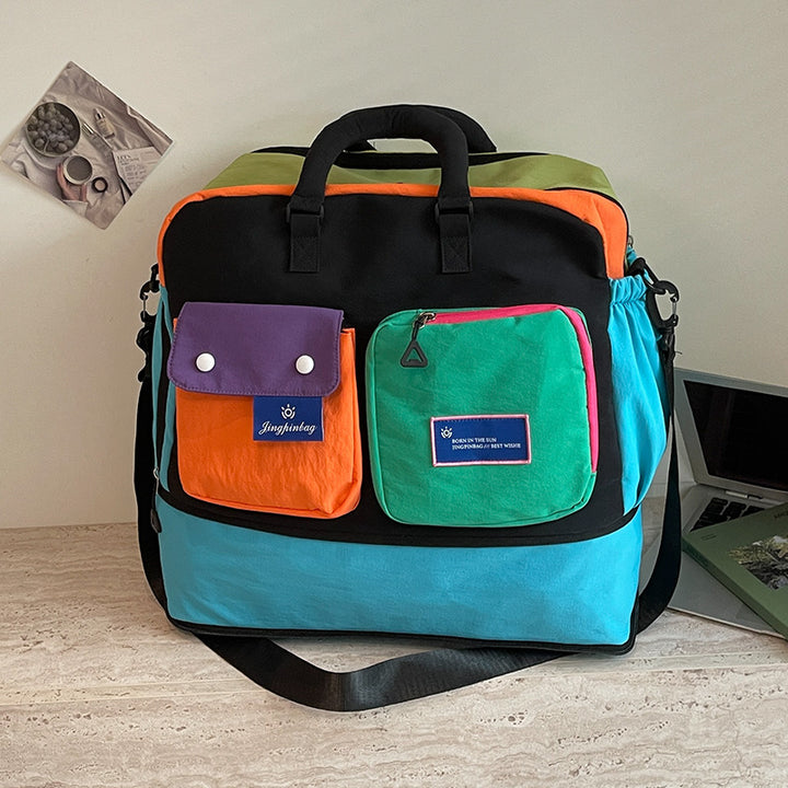 Multi-Compartment Travel Overnight Bag