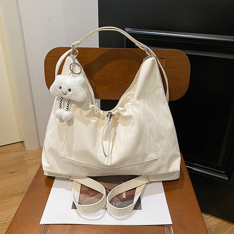 Crinkled Pouch Handbag Bowlift