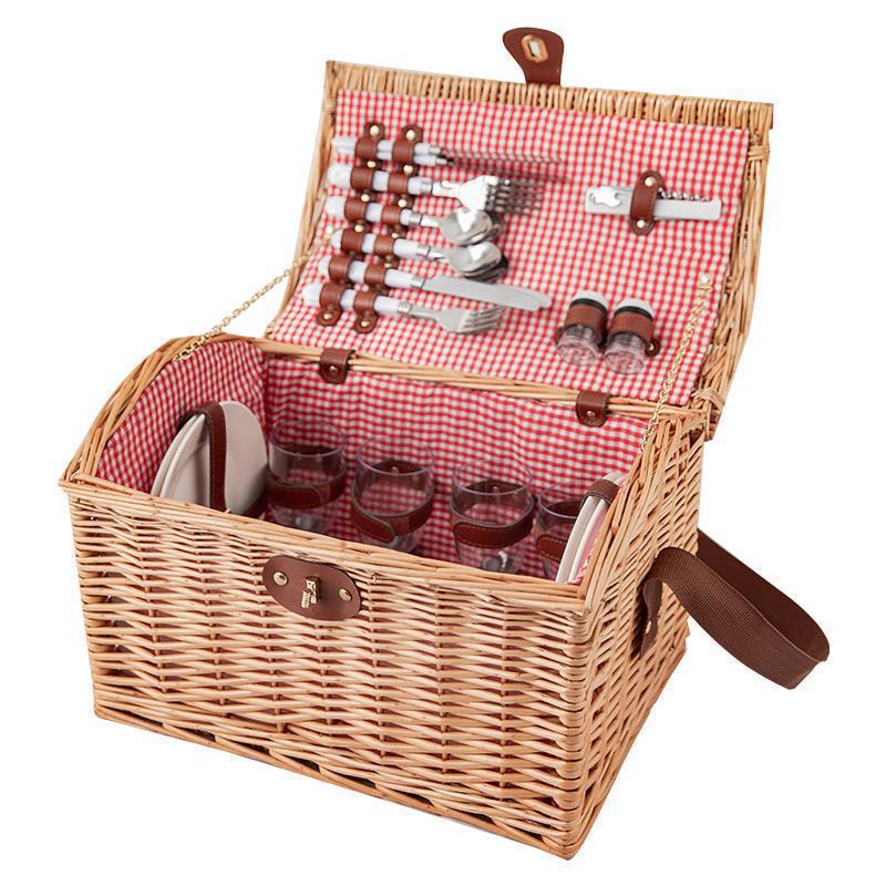Handcrafted Wicker Storage Box Bowlift