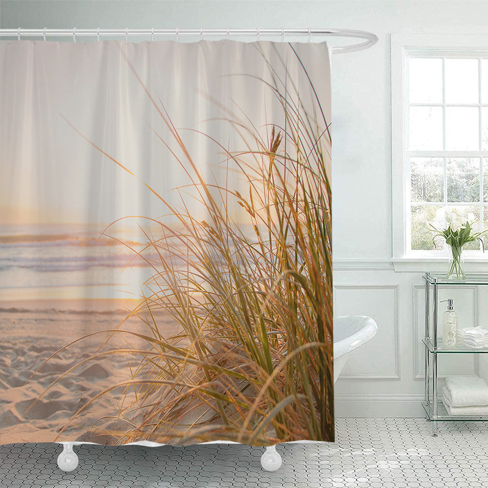 Floral Hydrangea Pattern Shower Curtain Bowlift