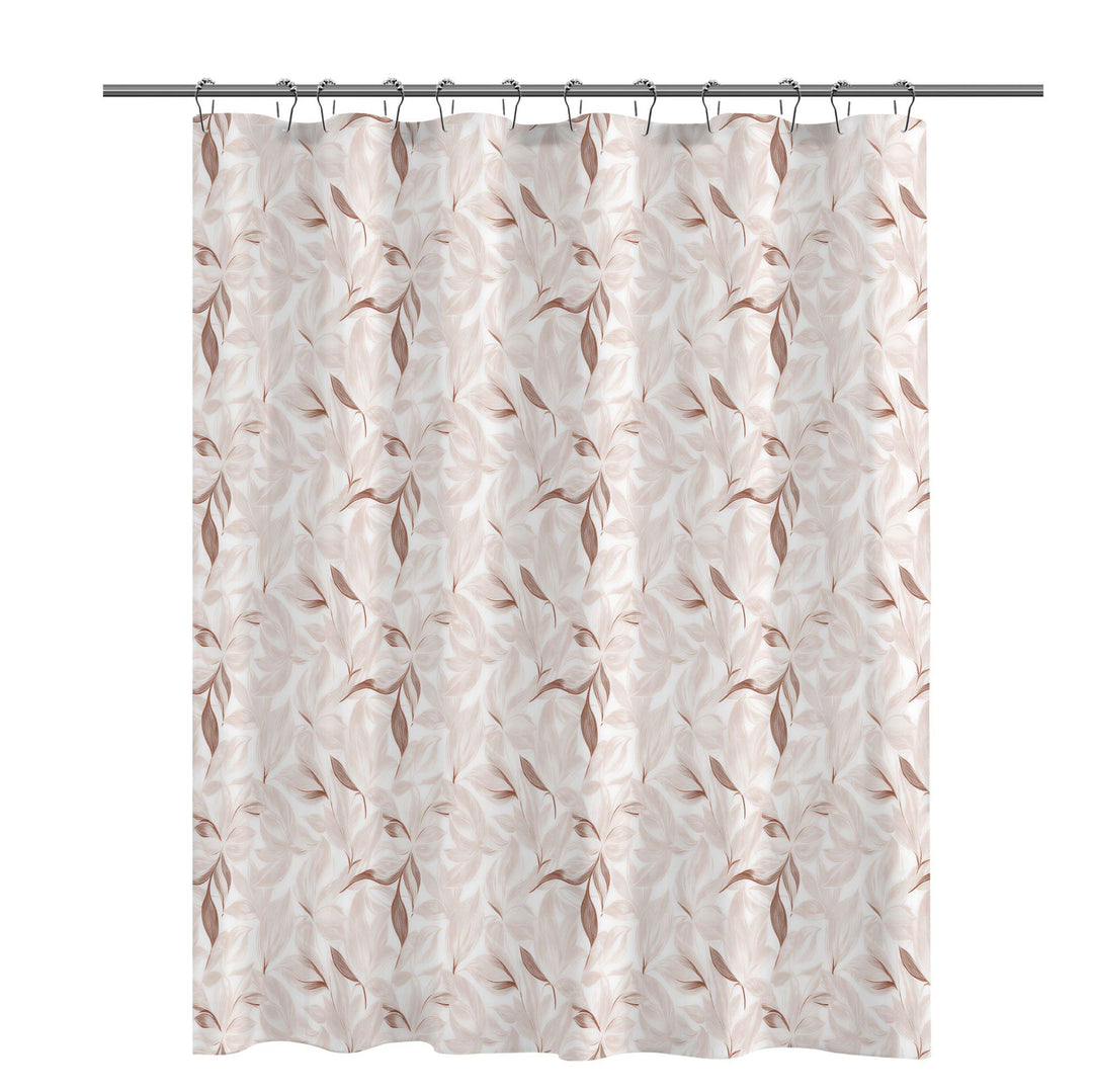 Artistic Floral Print Shower Curtain Bowlift