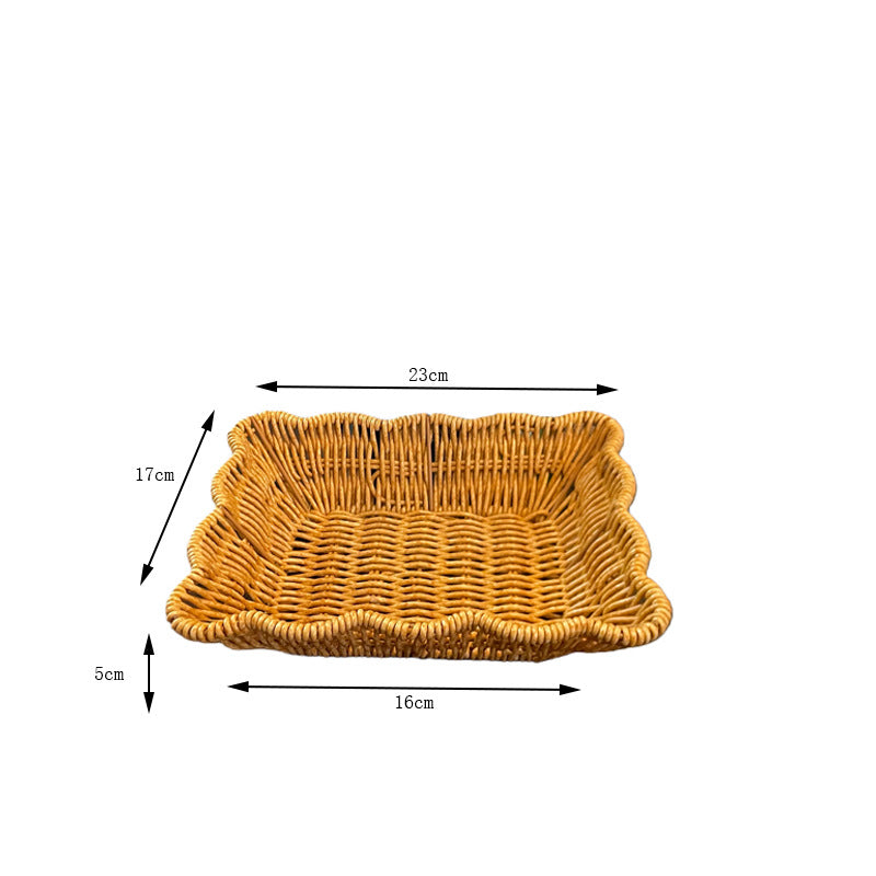 Decorative Woven Fruit Serving Bowl Bowlift
