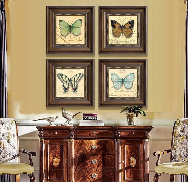 Framed Butterfly Artwork