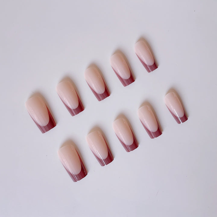 Glamorous artificial nails with elegant tips and heart design Bowlift