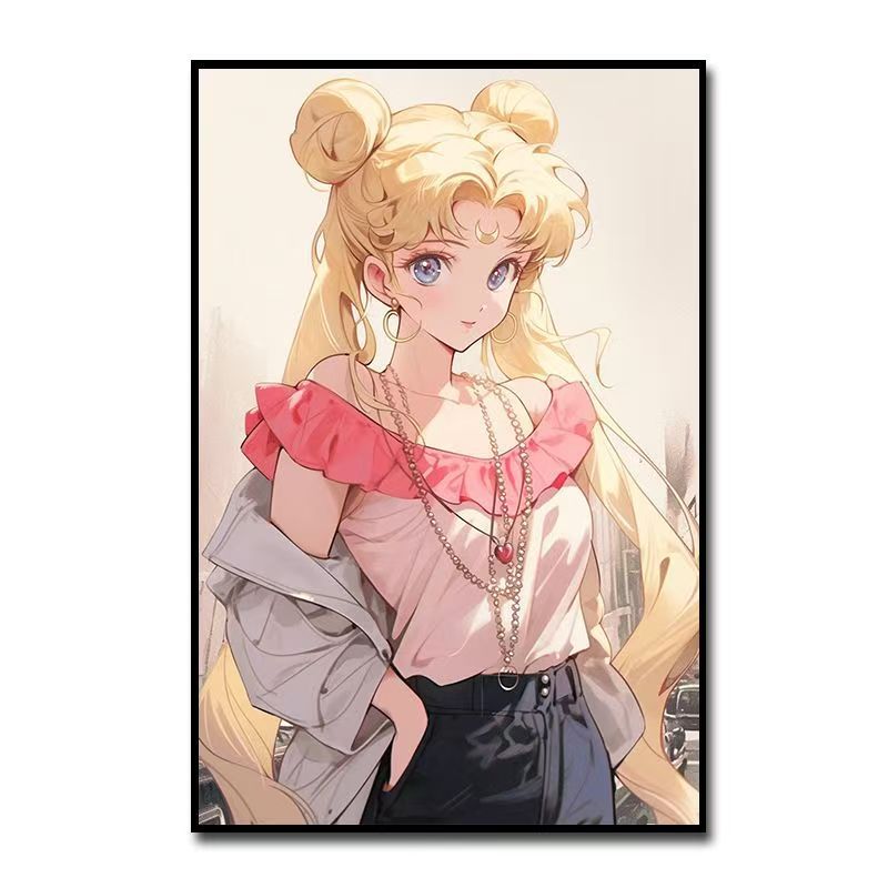 Fantasy Character Art Canvas Print Bowlift