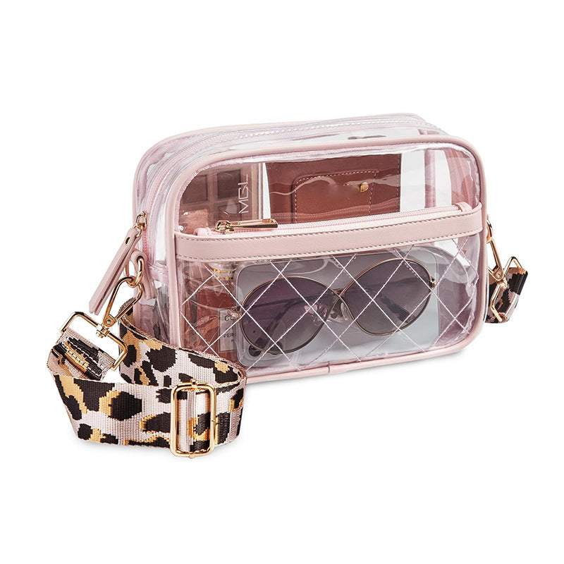 Transparent cosmetic bag with fashionable design Bowlift