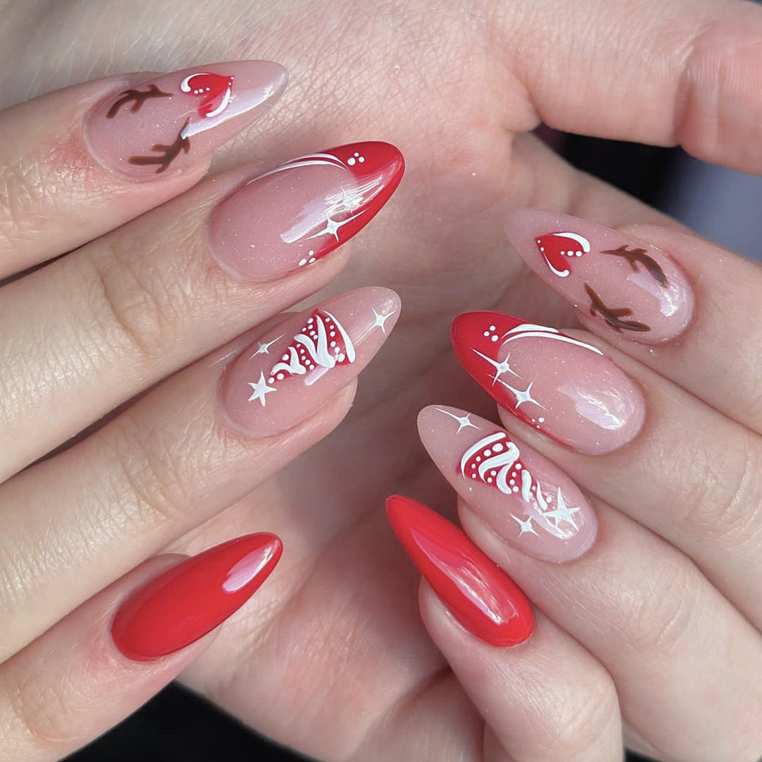 Festive Nail Art Design Bowlift