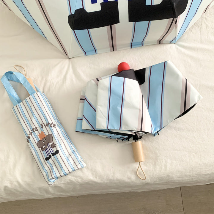Ladies creative foldable umbrella with playful animal design Bowlift