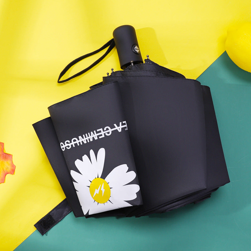Women Foldable Umbrella with Floral Pattern Bowlift
